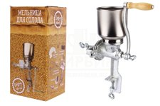 МЕЛЬНИЦА ДЛЯ СОЛОДА РУЧНАЯ EASYBREW 500 С РЕГУЛИРОВКОЙ ЗАЗОРА